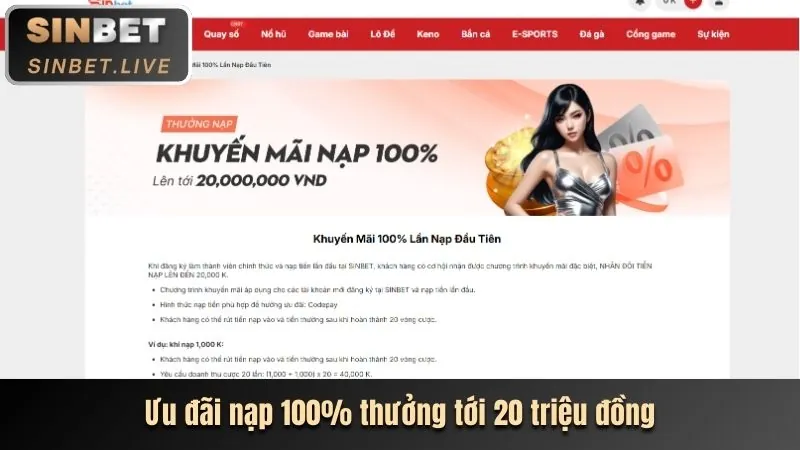 Khuyến mãi nạp đầu bắn cá SBOBET